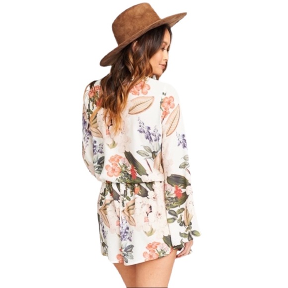 SHOW ME YOUR MUMU Long Sleeve Floral Romper *NEW* - Picture 5 of 11
